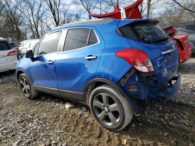 KL4CJCSB1EB652013 - 2014 BUICK ENCORE BLUE photo 2