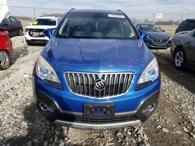 KL4CJCSB1EB652013 - 2014 BUICK ENCORE BLUE photo 5