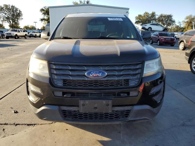 1FM5K8AR0GGB54975 - 2016 FORD EXPLORER POLICE INTERCEPTOR BLACK photo 5