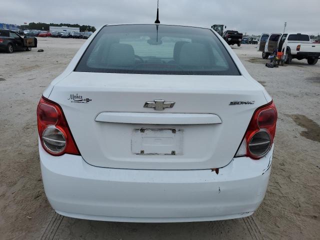 1G1JB5SH2C4161079 - 2012 CHEVROLET SONIC LS WHITE photo 6