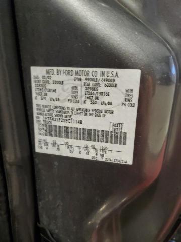 1FTSX31F22EC11148 - 2002 FORD F350 SRW SUPER DUTY CHARCOAL photo 12