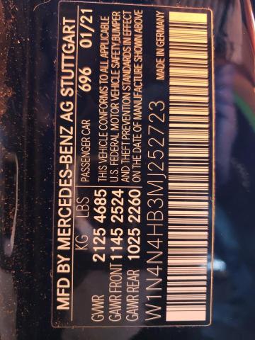 W1N4N4HB3MJ252723 - 2021 MERCEDES-BENZ GLA 250 4MATIC BLACK photo 13