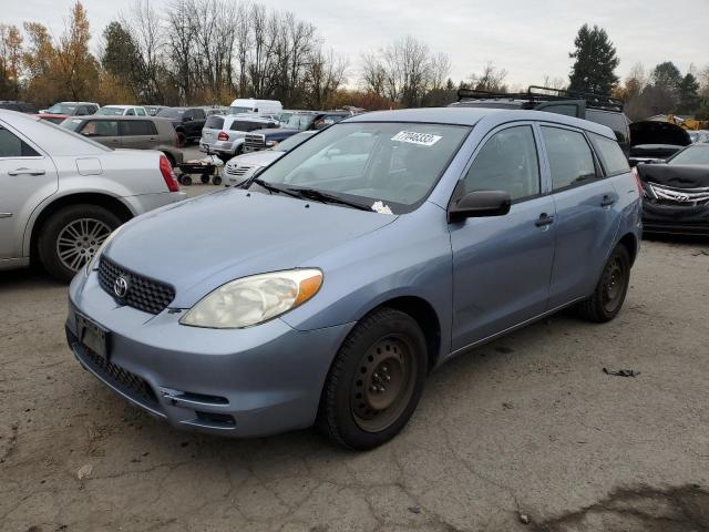 2T1KR32E03C037925 - 2003 TOYOTA COROLLA MA XR BLUE photo 1