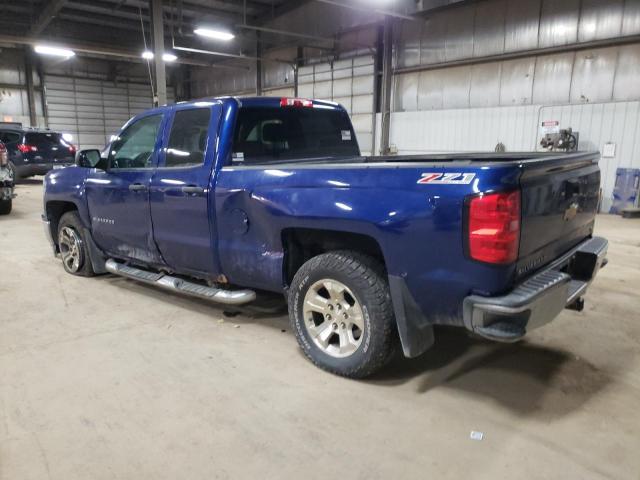 1GCVKREC4EZ215309 - 2014 CHEVROLET SILVERADO K1500 LT BLUE photo 2