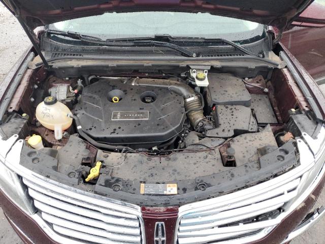 5LMCJ3C95HUL71805 - 2017 LINCOLN MKC RESERVE მუქწითელი ფოტო 12