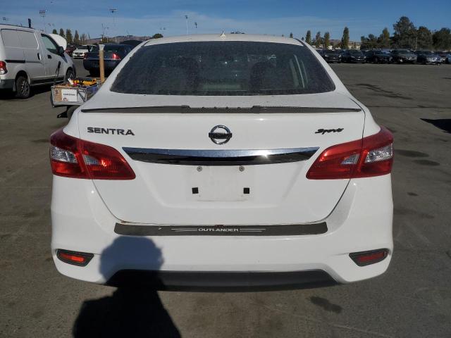 3N1AB7AP4KY215363 - 2019 NISSAN SENTRA S WHITE photo 6