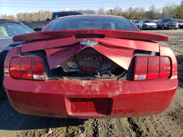 1ZVFT80N575370060 - 2007 FORD MUSTANG RED photo 6