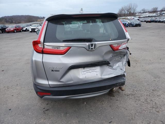 2HKRW6H31KH220020 - 2019 HONDA CR-V LX SILVER photo 6