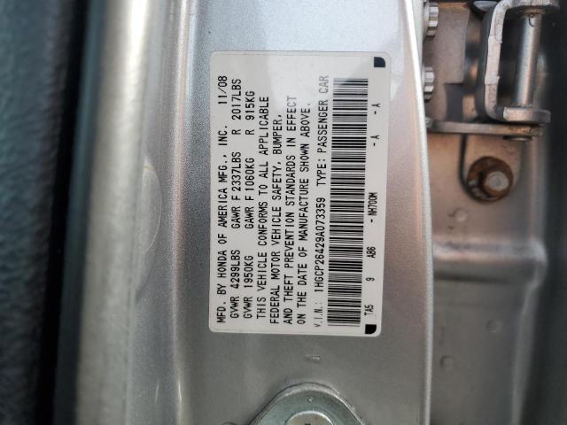 1HGCP26429A073359 - 2009 HONDA ACCORD LXP SILVER photo 13