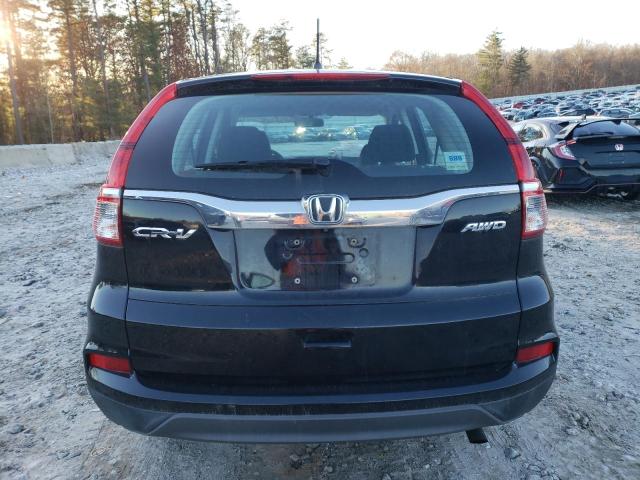 2HKRM4H31GH605286 - 2016 HONDA CR-V LX BLACK photo 6