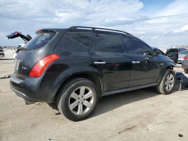 JN8AZ08W17W610830 - 2007 NISSAN MURANO SL BLACK photo 3