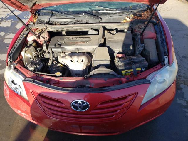 4T4BE46K38R045322 - 2008 TOYOTA CAMRY CE RED photo 11