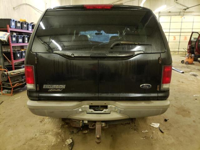 1FMSU43F5YEA98876 - 2000 FORD EXCURSION LIMITED BLACK photo 6