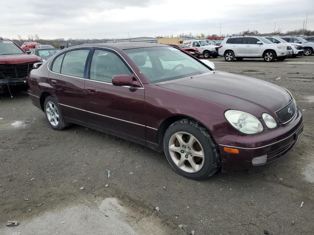 JT8BD69SX10135653 - 2001 LEXUS GS 300 BURGUNDY photo 4