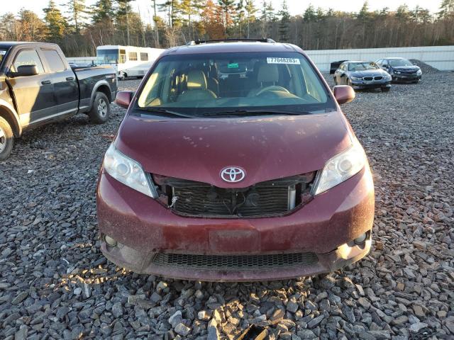 5TDDK3DC9CS037406 - 2012 TOYOTA SIENNA XLE RED photo 5