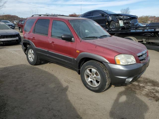 4F2CZ94163KM06593 - 2003 MAZDA TRIBUTE LX BURGUNDY photo 4