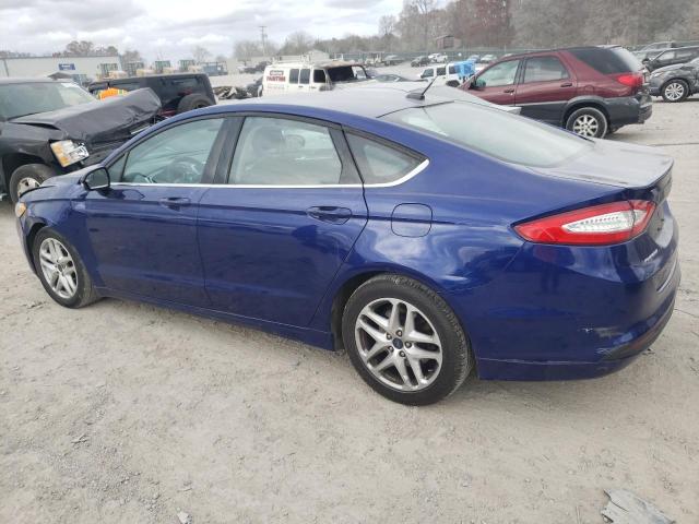 1FA6P0H7XG5122634 - 2016 FORD FUSION SE BLUE photo 2