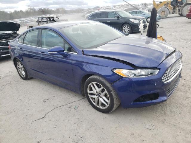 1FA6P0H7XG5122634 - 2016 FORD FUSION SE BLUE photo 4