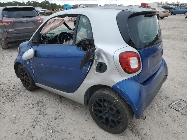 WMEFJ5DA3GK054173 - 2016 SMART FORTWO BLUE photo 2