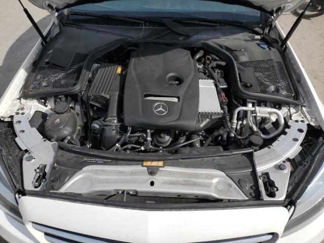 55SWF4JB1JU278553 - 2018 MERCEDES-BENZ C 300 WHITE photo 11