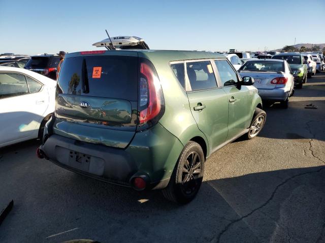 KNDJN2A22E7002977 - 2014 KIA SOUL GREEN photo 3