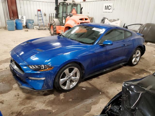 1FA6P8TH0J5141442 - 2018 FORD MUSTANG BLUE photo 1
