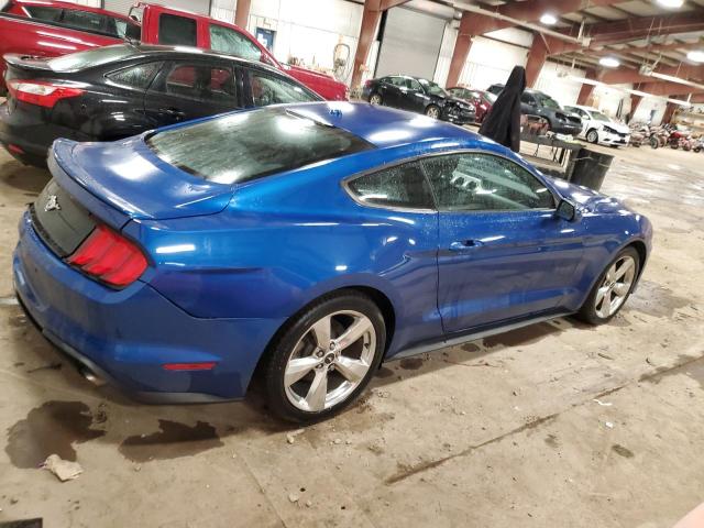 1FA6P8TH0J5141442 - 2018 FORD MUSTANG BLUE photo 3