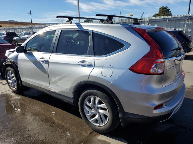 2HKRM3H77FH526197 - 2015 HONDA CR-V EXL SILVER photo 2