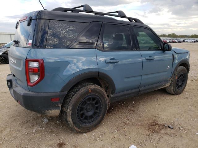 3FMCR9C6XNRD00798 - 2022 FORD BRONCO SPO OUTER BANKS GRAY photo 3