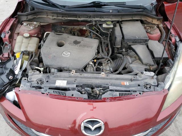 JM1BL1SG7A1178628 - 2010 MAZDA 3 I MAROON photo 11