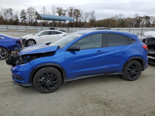 3CZRU5H11NM724882 - 2022 HONDA HR-V SPORT BLUE photo 1