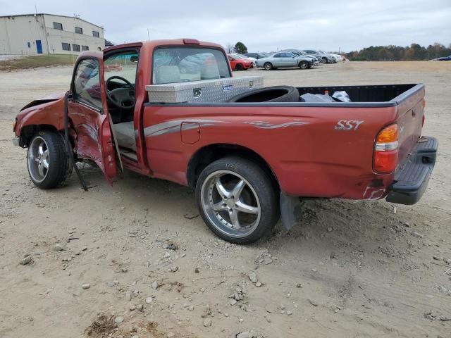 5TENL42N02Z010589 - 2002 TOYOTA TACOMA BURGUNDY photo 2