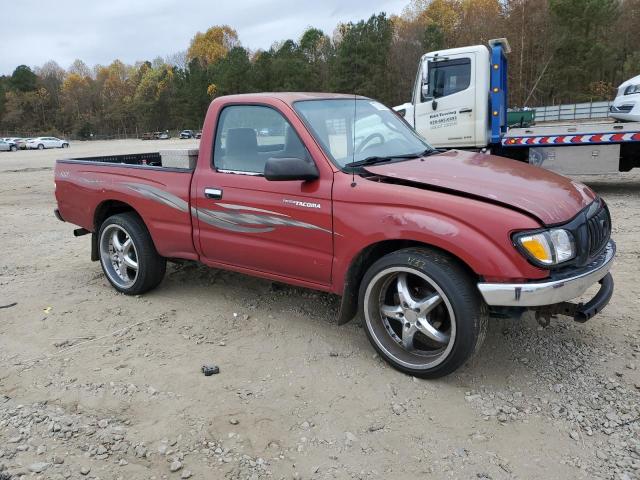 5TENL42N02Z010589 - 2002 TOYOTA TACOMA BURGUNDY photo 4