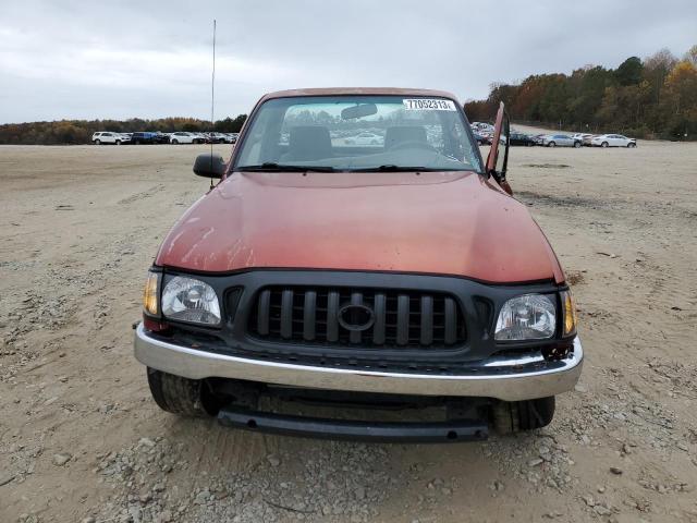 5TENL42N02Z010589 - 2002 TOYOTA TACOMA BURGUNDY photo 5