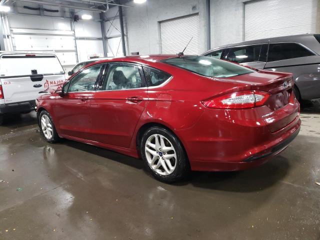 3FA6P0H75FR169954 - 2015 FORD FUSION SE RED photo 2