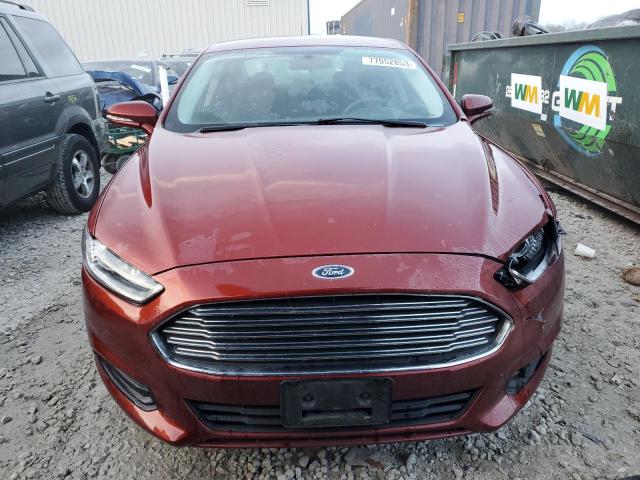 3FA6P0H77ER174698 - 2014 FORD FUSION SE RED photo 5