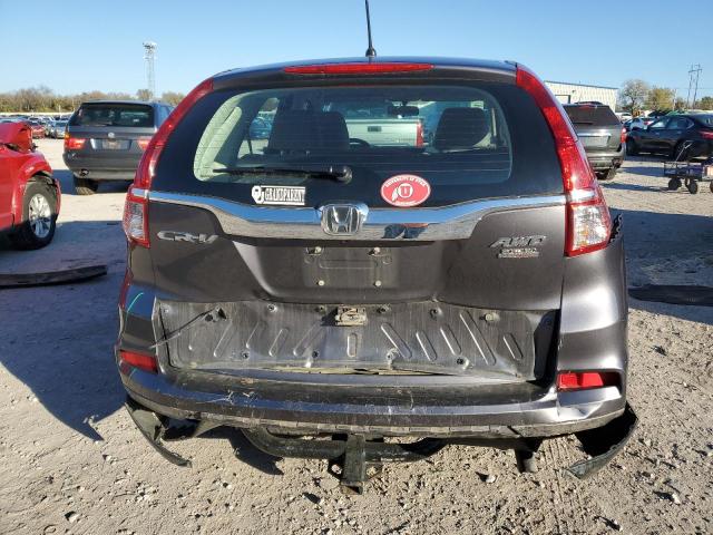 2HKRM4H33GH607251 - 2016 HONDA CR-V LX GRAY photo 6