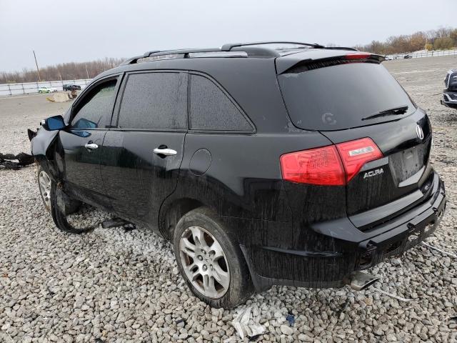 2HNYD28347H550996 - 2007 ACURA MDX TECHNOLOGY BLACK photo 2