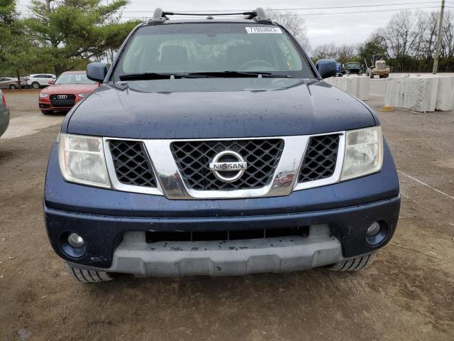 1N6AD07U96C407000 - 2006 NISSAN FRONTIER CREW CAB LE BLUE photo 5