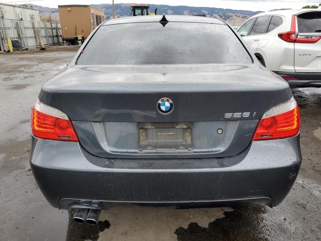 WBANU5C57AC366341 - 2010 BMW 528 I GRAY photo 6