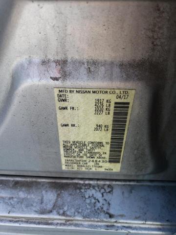 1N4AL3AP1HC248430 - 2017 NISSAN ALTIMA 2.5 SILVER photo 12