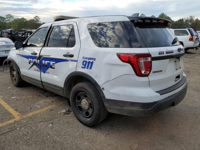 1FM5K8AR4JGC18457 - 2018 FORD EXPLORER POLICE INTERCEPTOR أبيض صورة 2