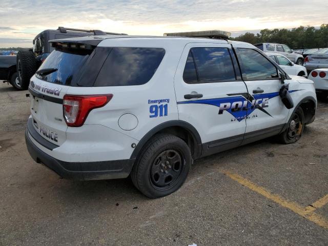 1FM5K8AR4JGC18457 - 2018 FORD EXPLORER POLICE INTERCEPTOR أبيض صورة 3