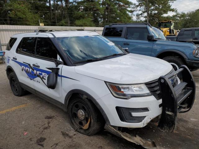 1FM5K8AR4JGC18457 - 2018 FORD EXPLORER POLICE INTERCEPTOR أبيض صورة 4