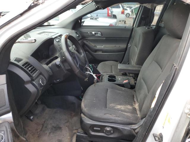 1FM5K8AR4JGC18457 - 2018 FORD EXPLORER POLICE INTERCEPTOR أبيض صورة 7