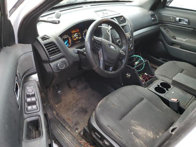 1FM5K8AR4JGC18457 - 2018 FORD EXPLORER POLICE INTERCEPTOR أبيض صورة 8