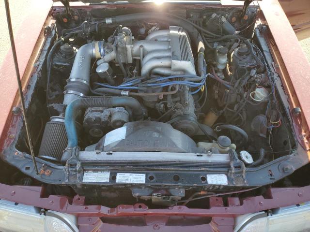 1FABP44EXKF157154 - 1989 FORD MUSTANG LX BURGUNDY photo 11