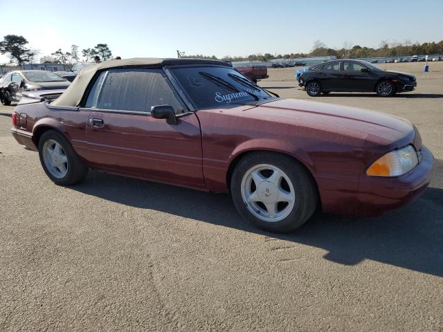 1FABP44EXKF157154 - 1989 FORD MUSTANG LX BURGUNDY photo 4