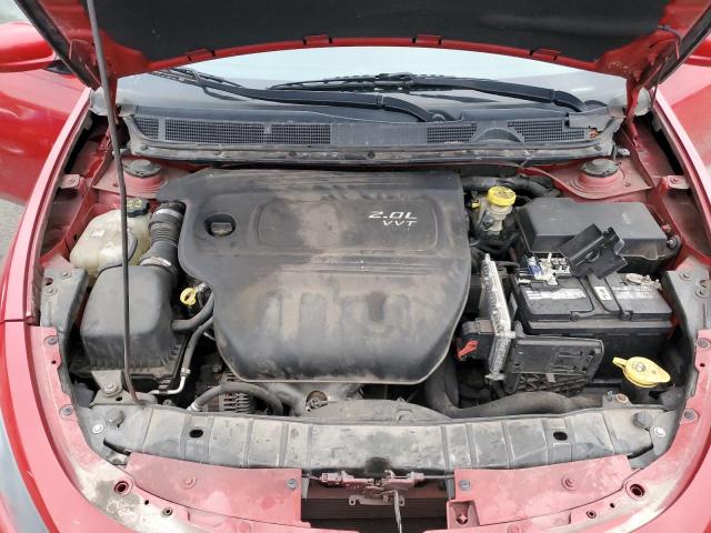 1C3CDFBAXDD288798 - 2013 DODGE DART SXT BURGUNDY photo 11