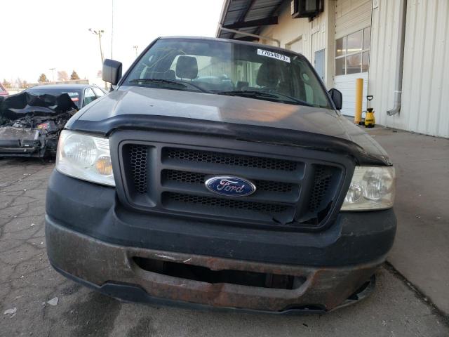 1FTRF12296NA17059 - 2006 FORD F150 GRAY photo 5